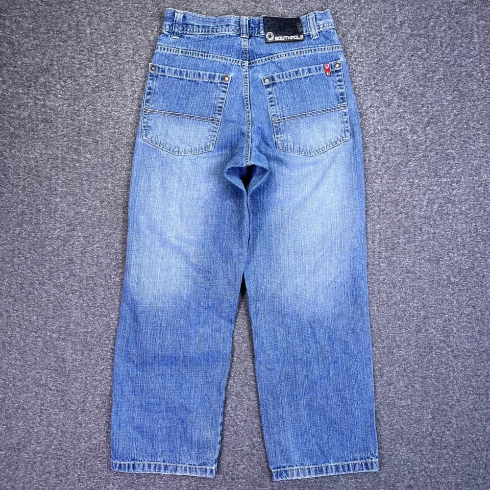 VTG Southpole Jeans Men 29x29 Red Tab 3180 Y2K Streetwear Baggy Relaxed Straight